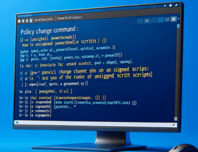 Powershell komutu çalıştırma