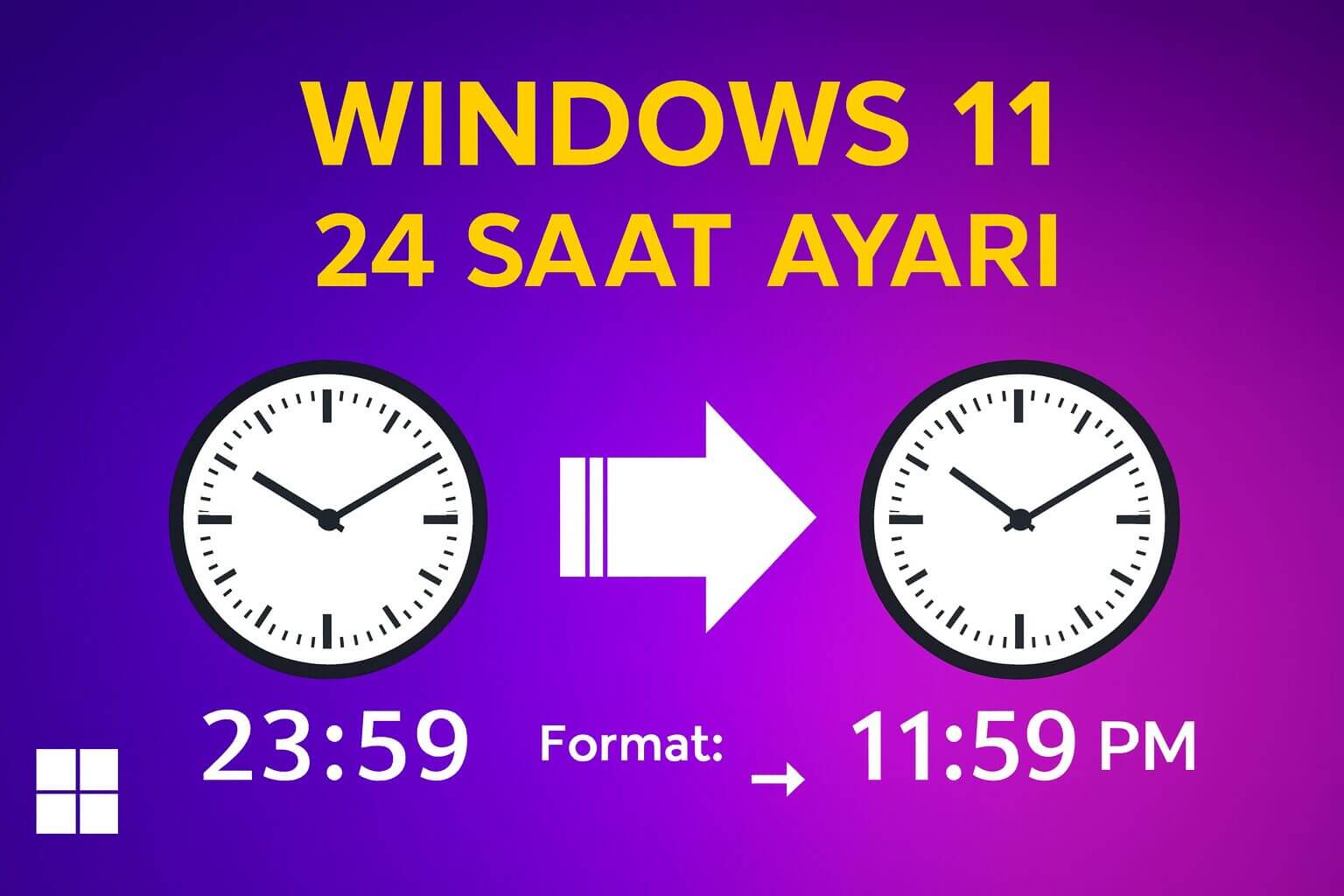 Windows 11 24 Saat Ayarı 2 windows 24saat ayar